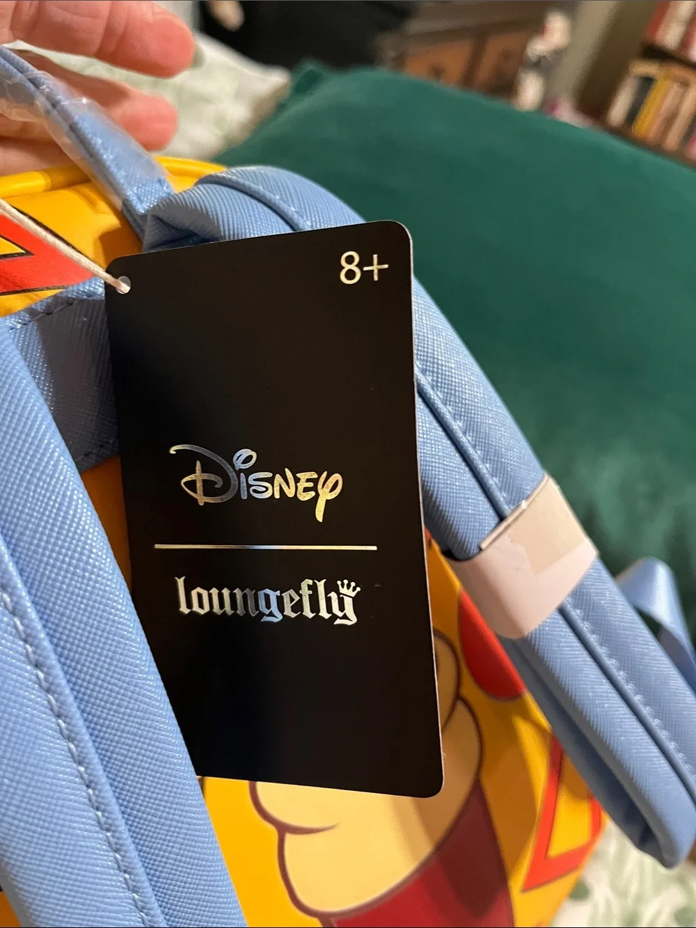 Loungefly Disney Aladdin Genie Yellow Blue Red Mini Backpack    NWT